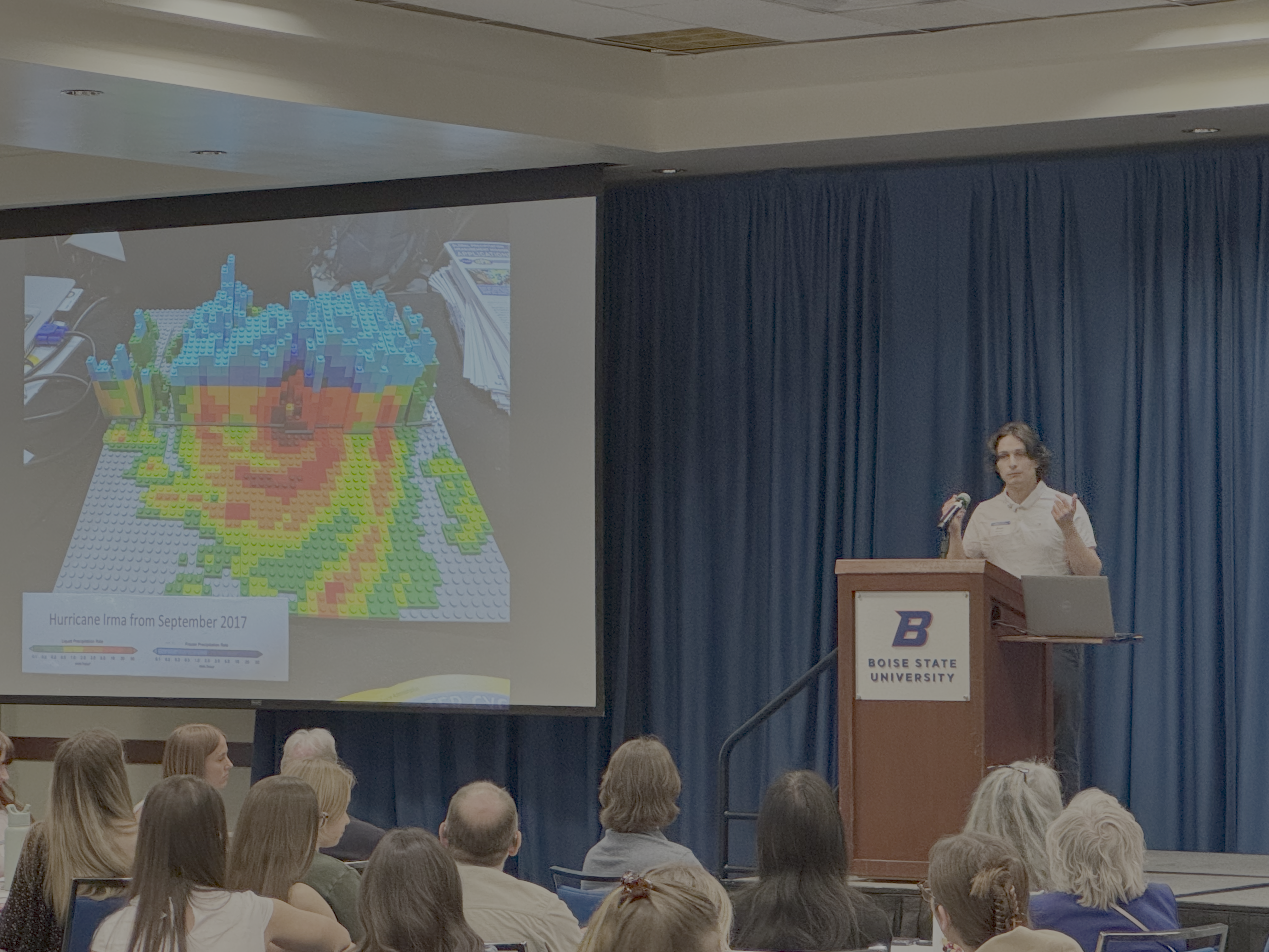 Painting with Math: Bren Becerra Brings Adaptive Simulations to Life at Undergraduate Research Showcase